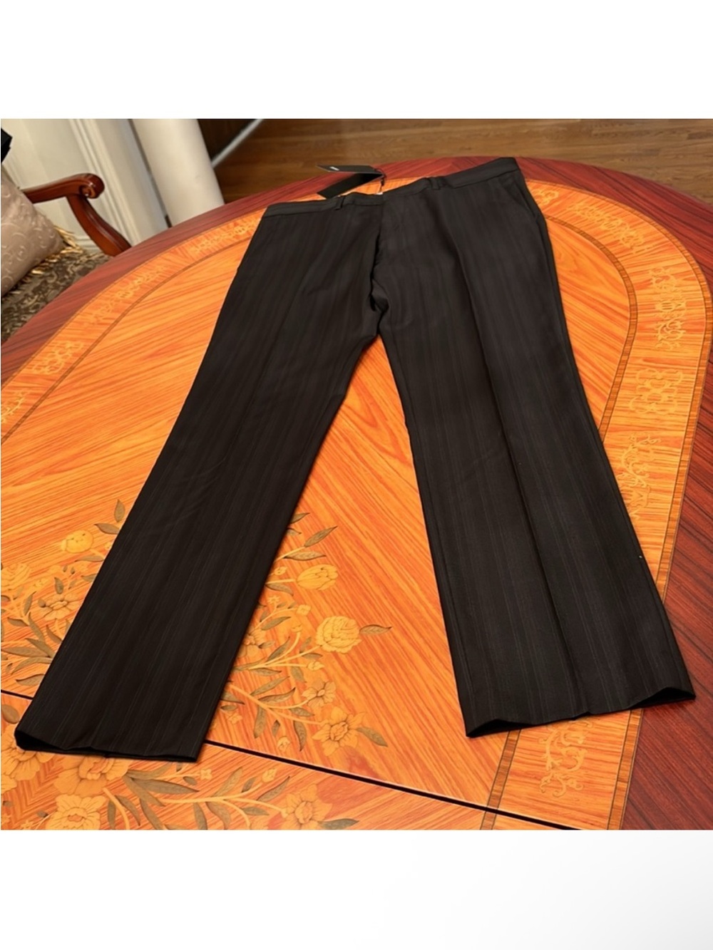Boss Hugo Boss 100%Virgin Wool pinstripe pants trousers sz.34R